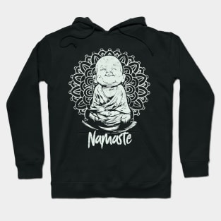 BUDDHA YOGA Funny YOGA namaste Hoodie